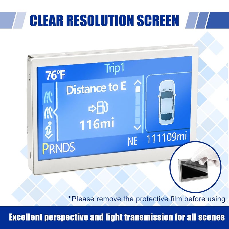 AUTOBABA LCD Display Color Screen Compatible with 2014-2016 Ford Escape 2013-2016 Ford Focus LCD Module 4.2" Speedometer Instrument 150 MPH 50 Pins LQ042T5DZ11 LQ042T5DZ13A - Image 5